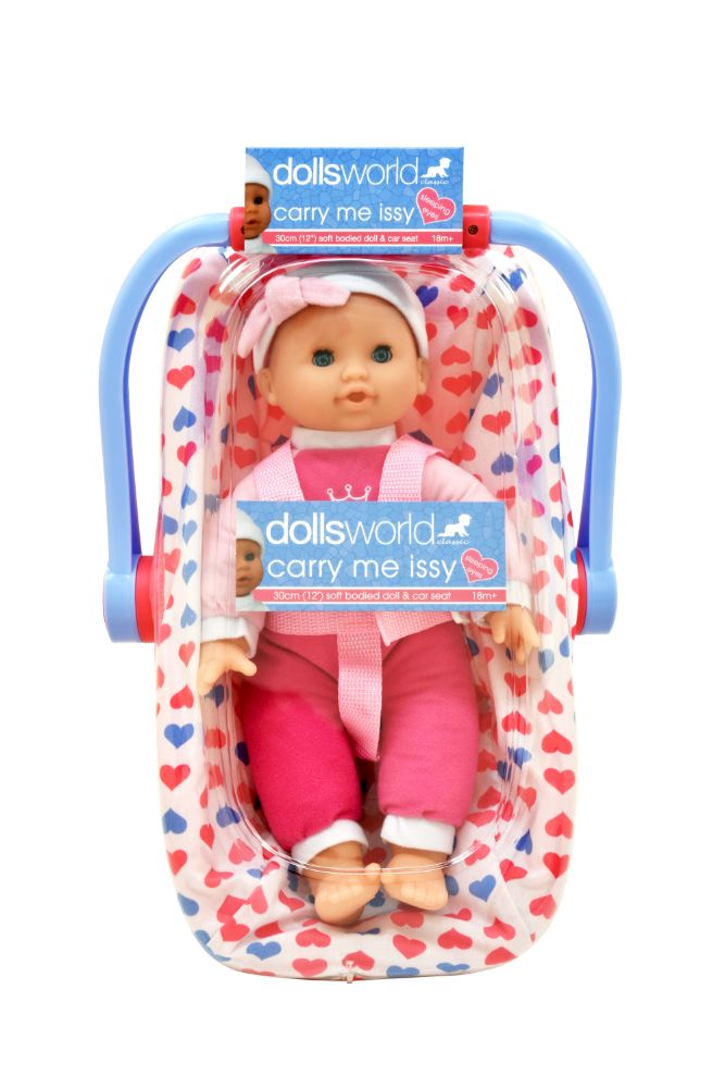 Dolls World Car Seat Carry Me Issy 30cm
