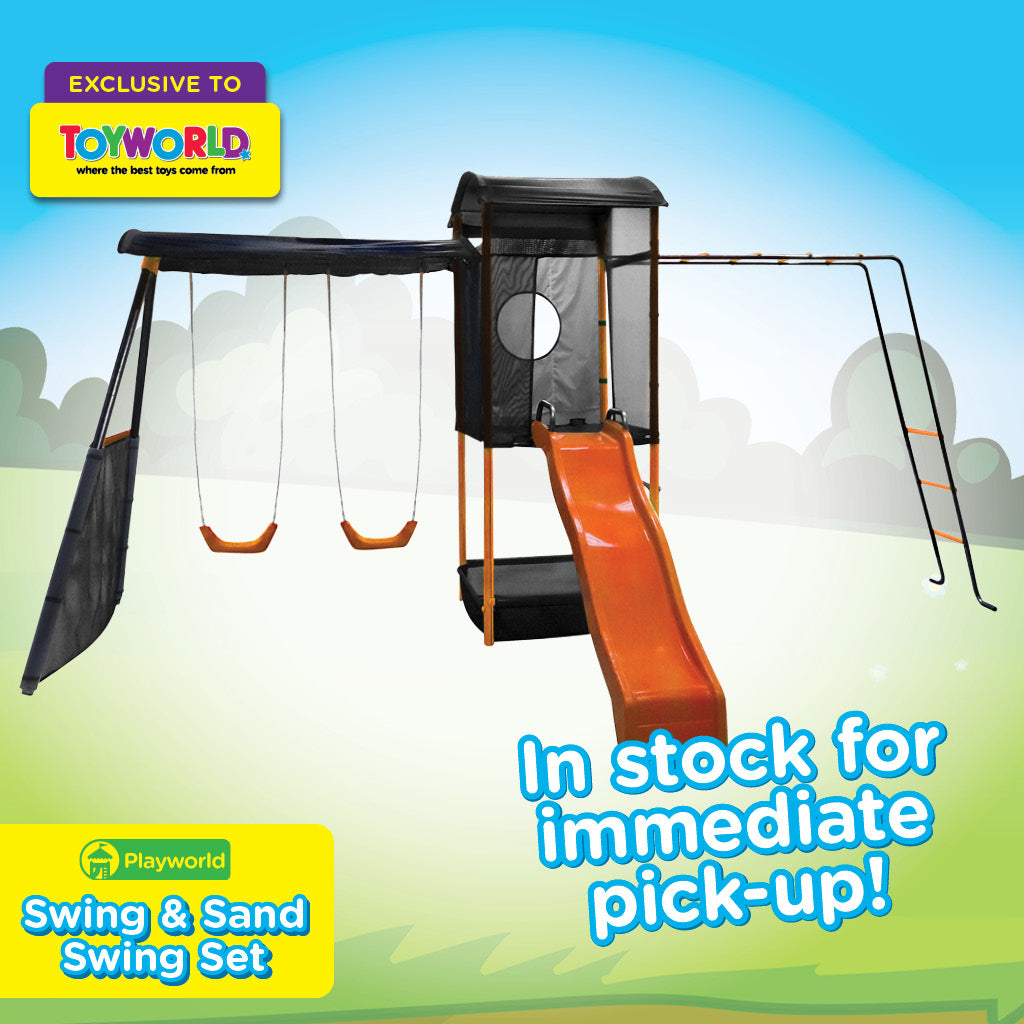 Playworld Swing and Sand Swing Set (2boxes)