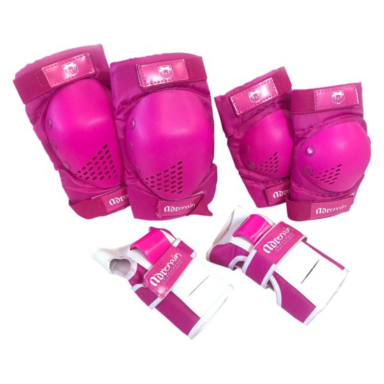 Adrenalin 6pc Protection Set Youth Pink