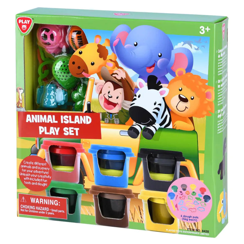 PLAYGO TOYS ENT. LTD.  Animal Island Dough Play Set