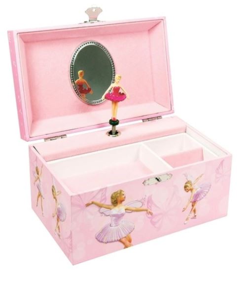 Jewellery Musical Box Pink Ballerina