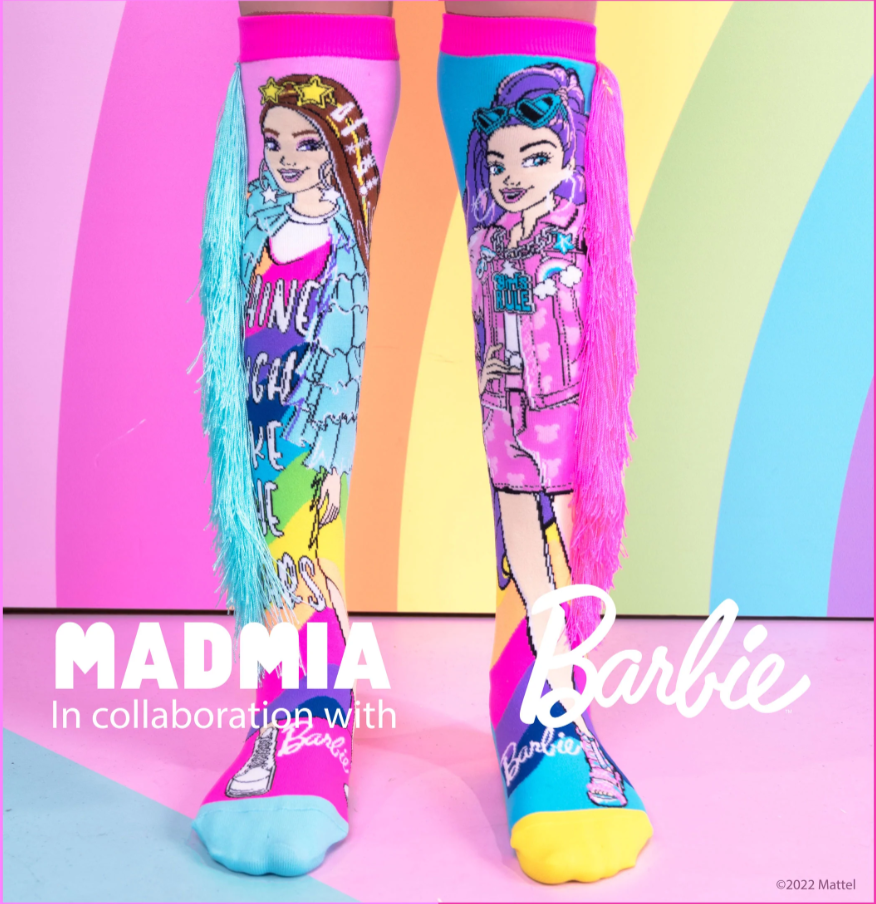 Mad Mia Socks Barbie Extra Fashionista One Size Fits All