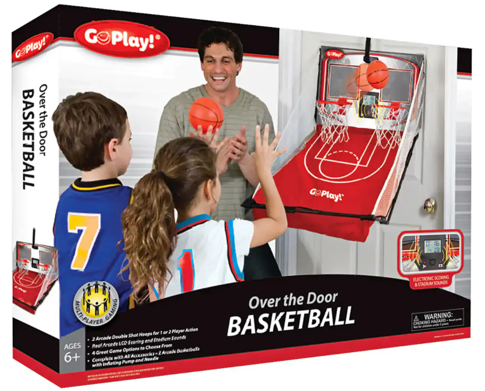 Go Play Over The Door Basketball Set Requires 3 x AAA Batteries