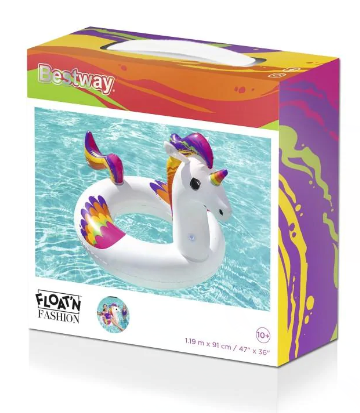 Bestway Fantasy Unicorn Swim Ring 119cm x 91cm