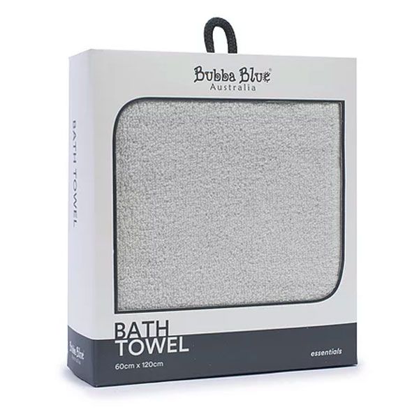 Bubba Blue Bath Towel Grey