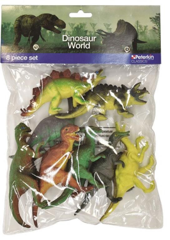 Peterkin Classics Dinosaur World 8pc Figures