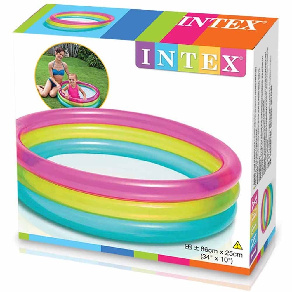 Intex Rainbow Baby Pool Round 86x25cm