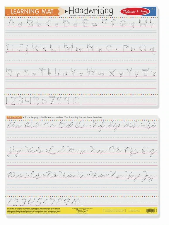 M&D Learning Mat Hand Writing