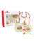 Bunnykins 5 Pce Set- Red ABC plate, bowl, spoon, spill proof sipper and bib