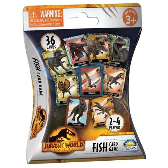 Jurassic World Dominion Fish Card Game