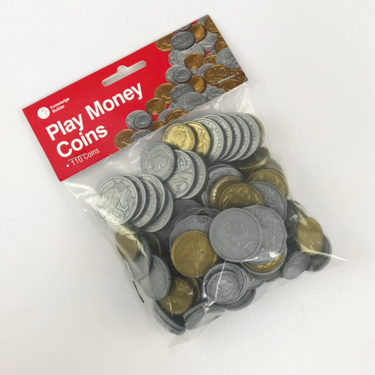 Play Money Coins ( Australian Currency ) - 110 coins