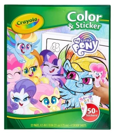 Crayola Colour n Sticker Book - My Little Pony