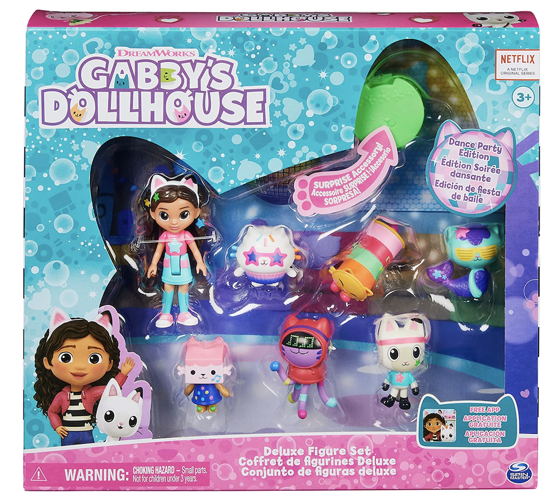 Gabby's Dollhouse Deluxe Figure Set Dance Party Theme