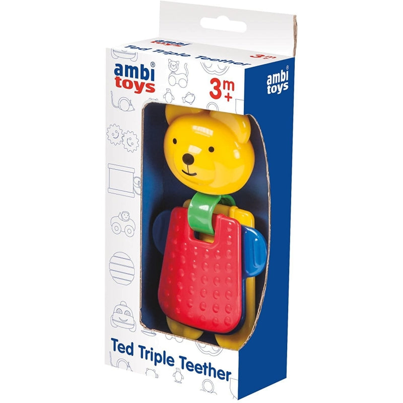 Ambi Toys Ted Triple Teether