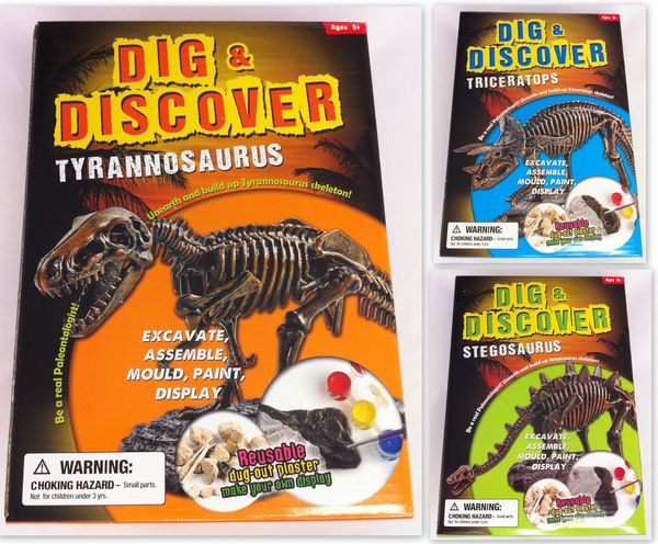 Dig & Discover Dinosaur Asst