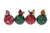 Christmas LED Baubles with Birds Asstd Designs Batteries Included